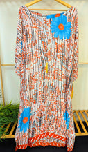 Load image into Gallery viewer, RETRO Upcycled Silk PLUS Dress