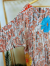 Load image into Gallery viewer, RETRO Upcycled Silk PLUS Dress