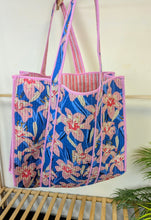 Load image into Gallery viewer, LILY Block Print Shopper