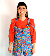 Load image into Gallery viewer, SHIVANI Block Print Dungarees