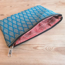 Load image into Gallery viewer, Recycled Sari Make Up Bag