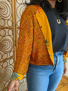 SOL Antique Reversible Upcycled Sari Jacket