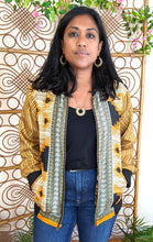 Load image into Gallery viewer, MAHAL Upcycled Sari Reversible Bomber
