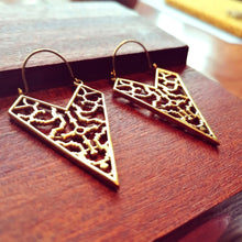 Load image into Gallery viewer, CIRCUIT Triangle Earrings
